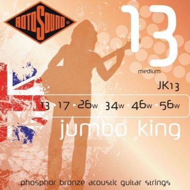 Struny ROTOSOUND Jumbo King JK 13 Medium