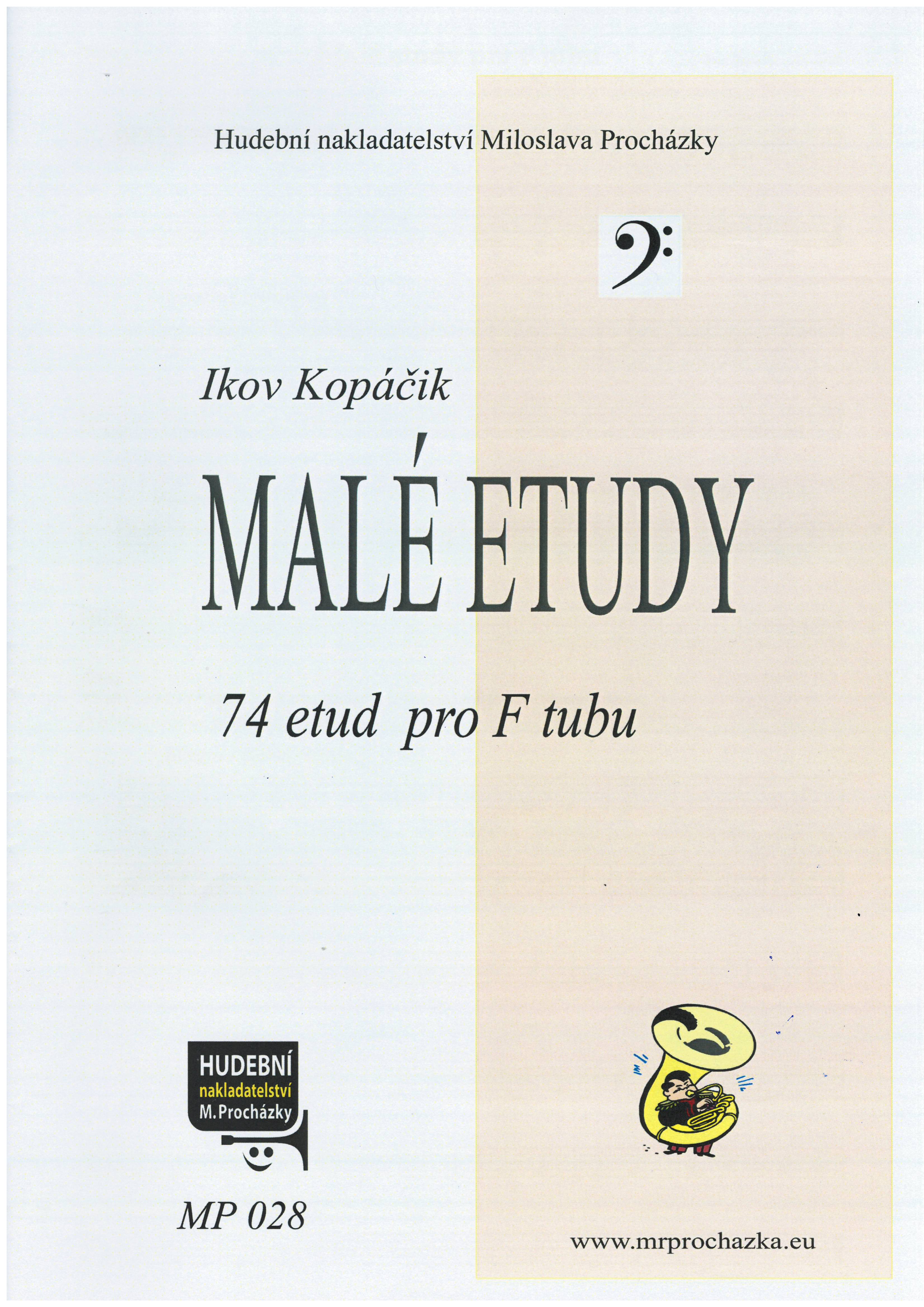 Ikov Kopáčik: Malé etudy - 74 etud pro tubu F